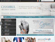 Tablet Screenshot of chambulwellness.com
